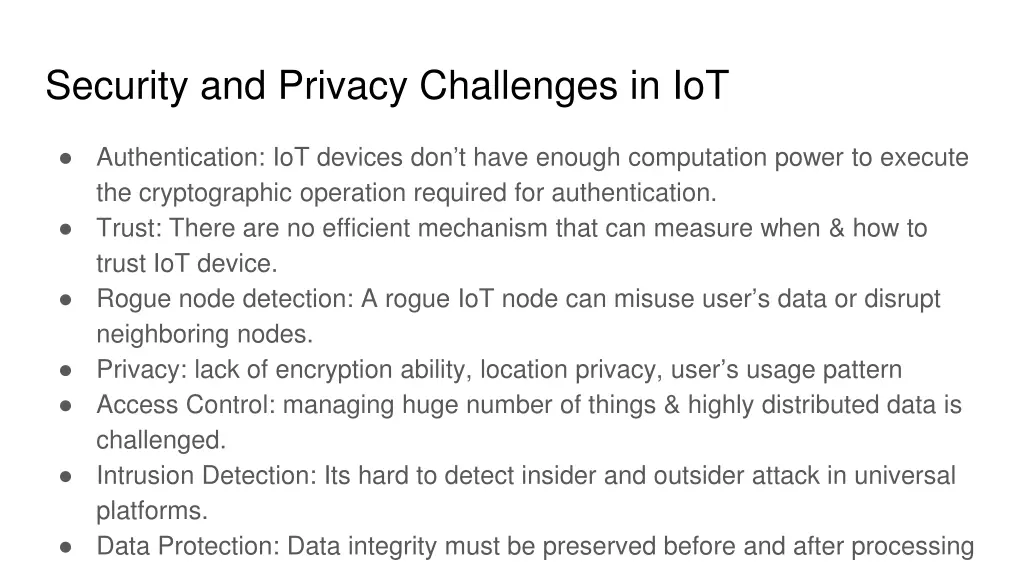 security and privacy challenges in iot