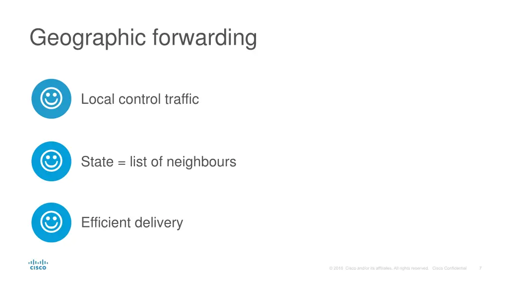 geographic forwarding