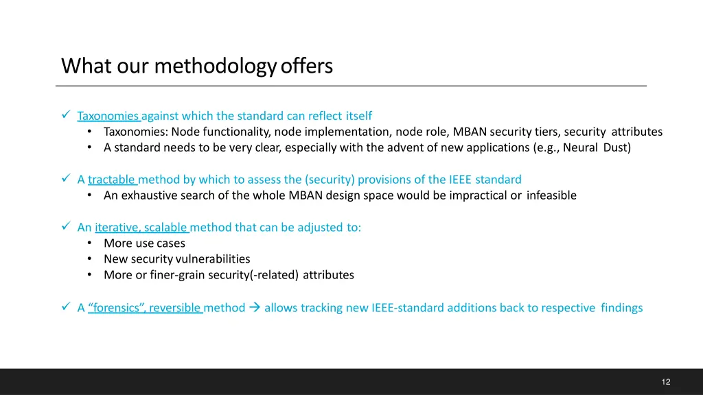 what our methodologyoffers