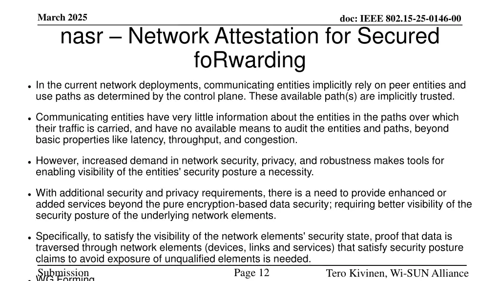 march 2025 nasr network attestation for secured