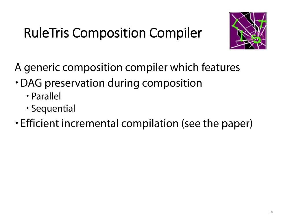 ruletris ruletris composition compiler