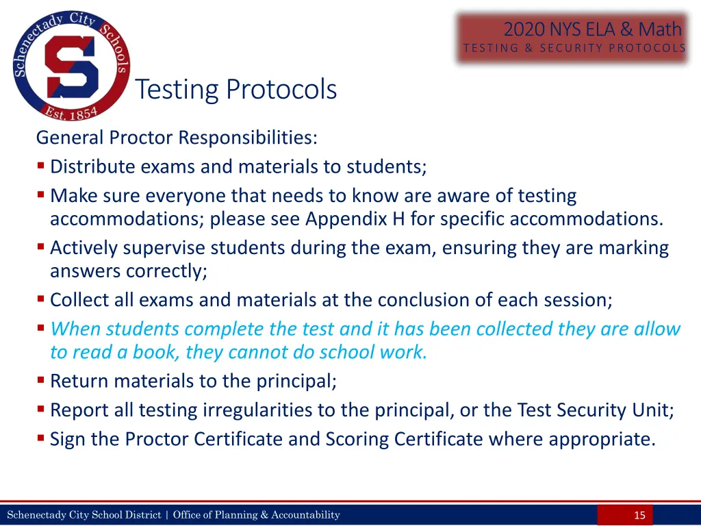 2020 nys ela math testing security protocols 14