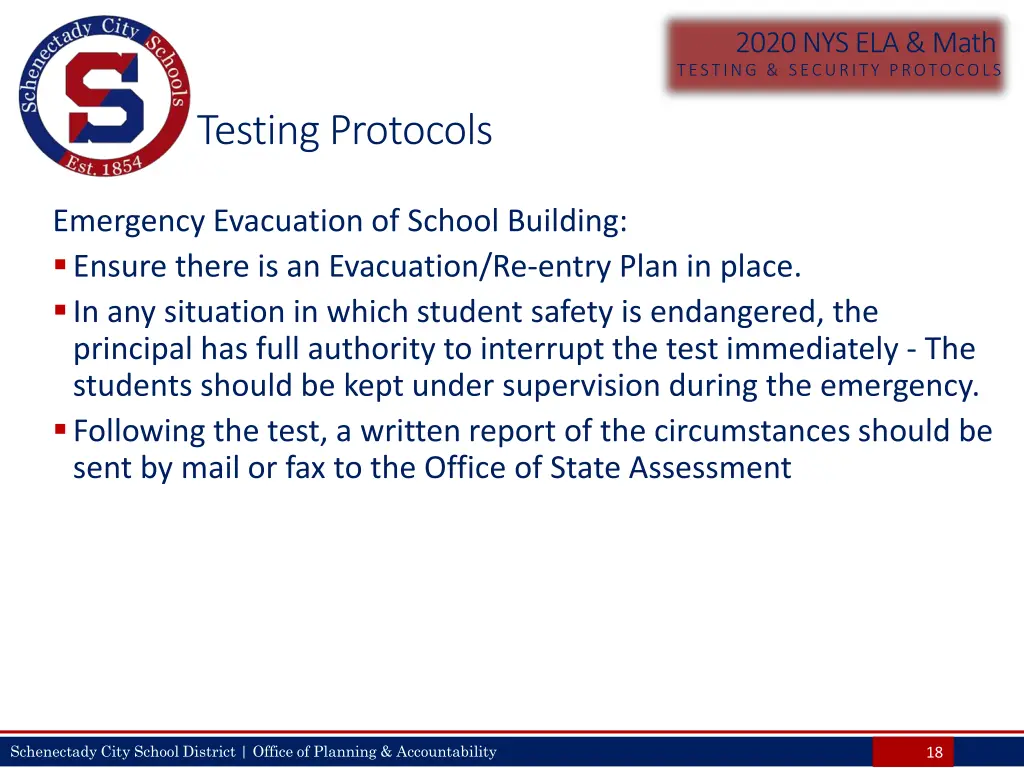2020 nys ela math testing security protocols 17