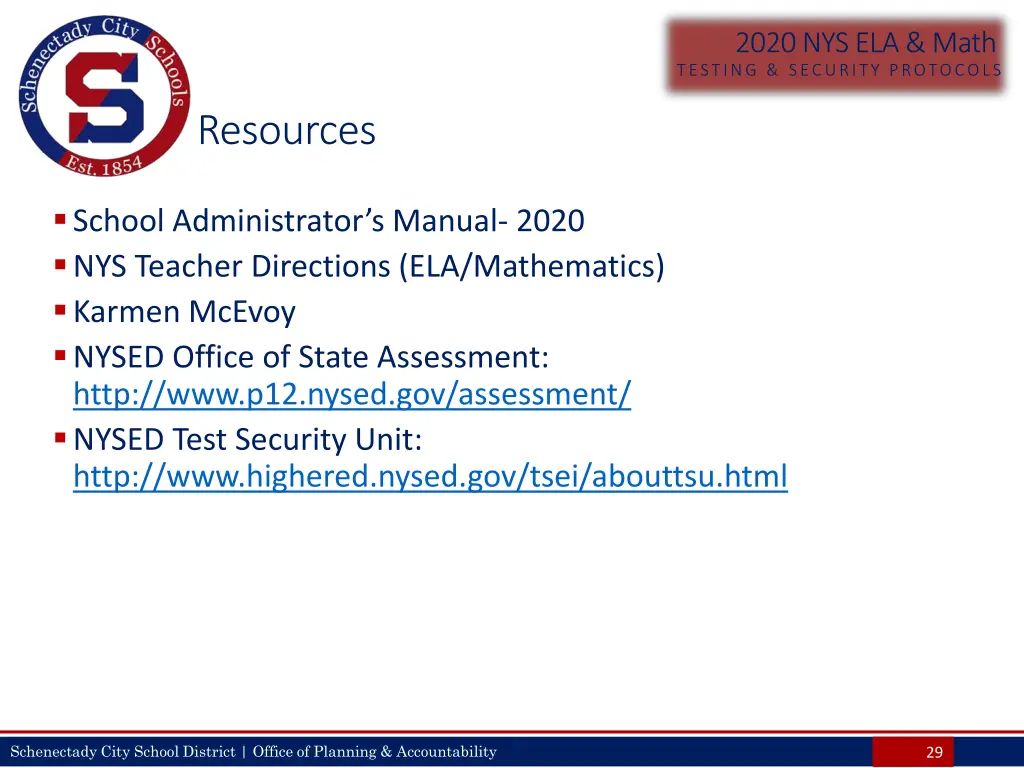 2020 nys ela math testing security protocols 28