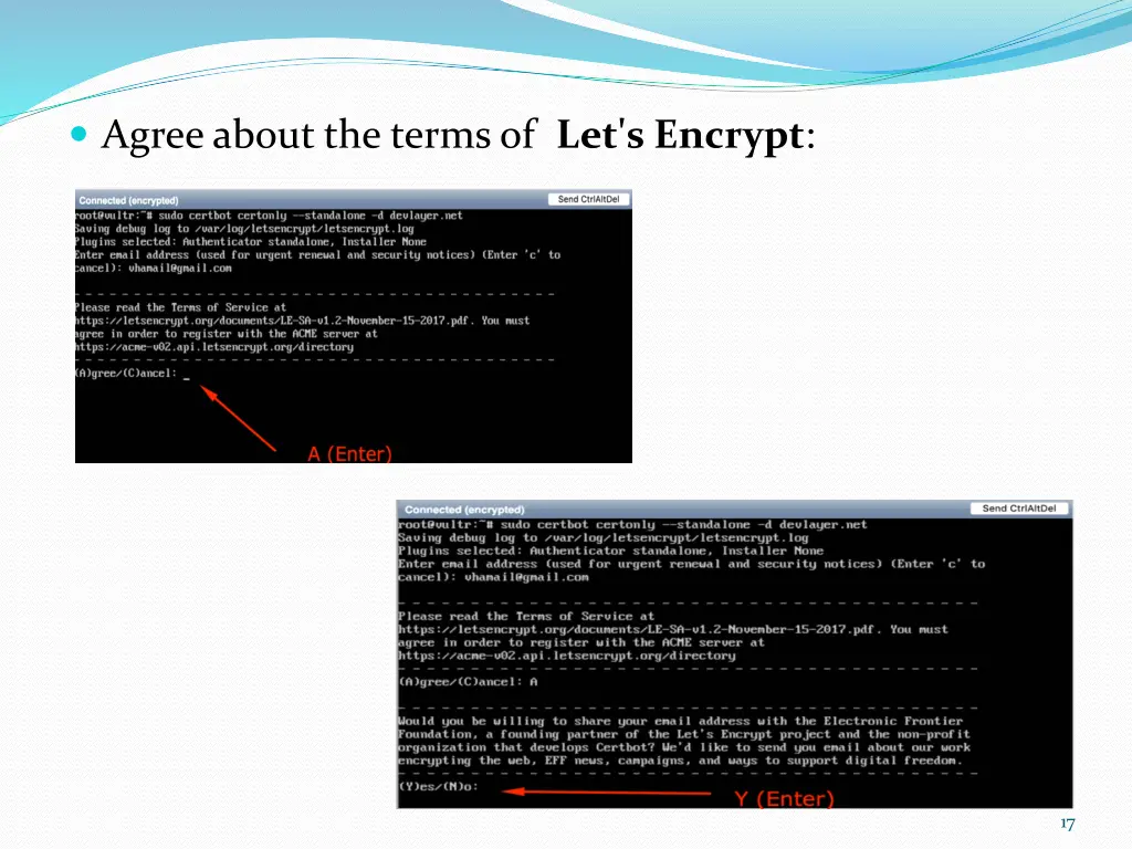 agree about the terms of let s encrypt