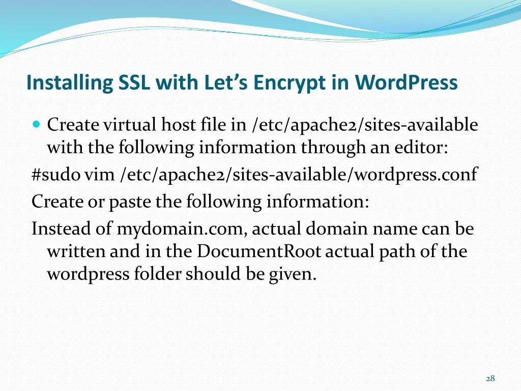 installing ssl with let s encrypt in wordpress