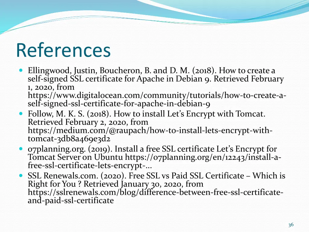 references