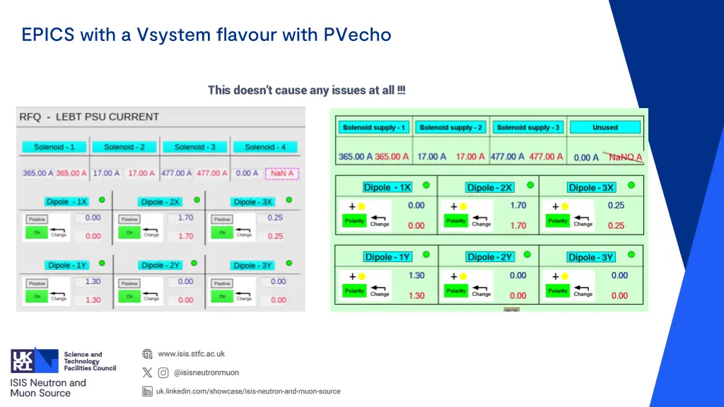 epics with a vsystem flavour with pvecho