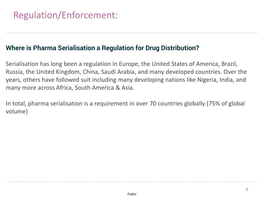 regulation enforcement