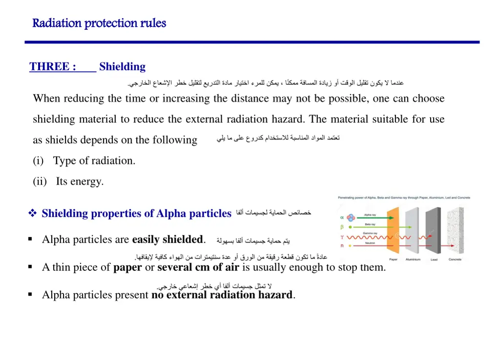 radiation protection rules 8