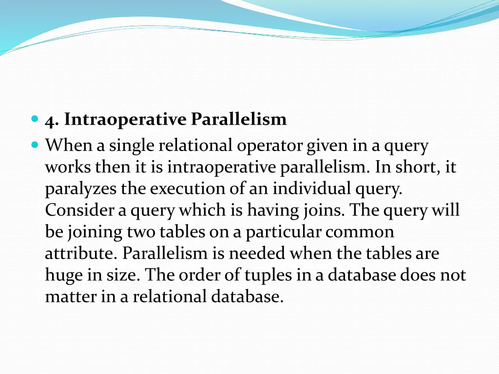 4 intraoperative parallelism when a single