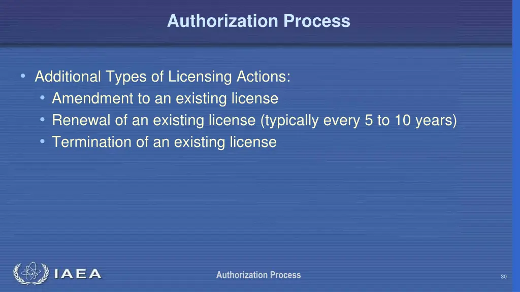 authorization process 29