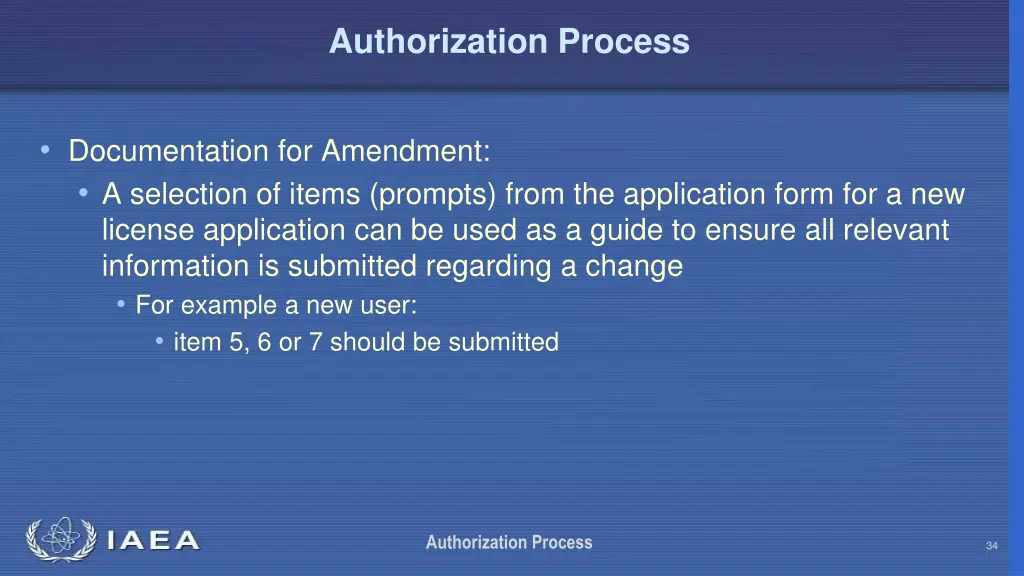 authorization process 33