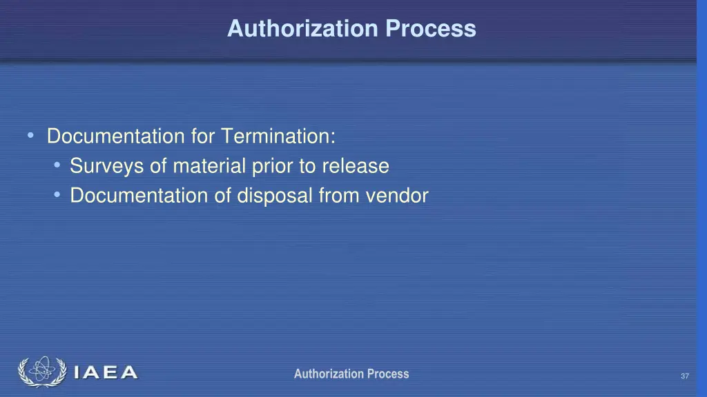 authorization process 36