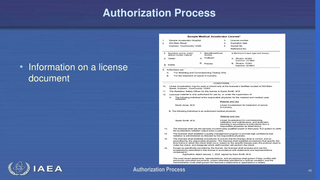 authorization process 39