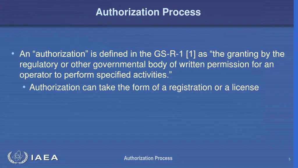 authorization process 4