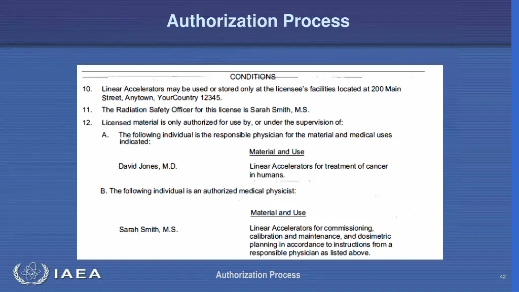 authorization process 41
