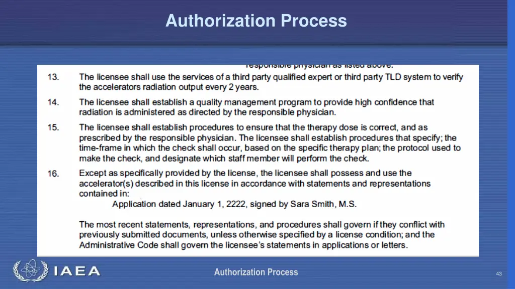 authorization process 42
