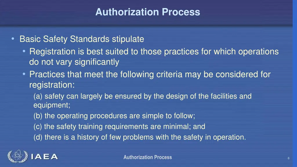 authorization process 5