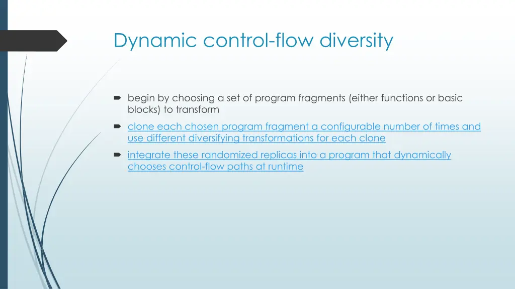 dynamic control flow diversity 1