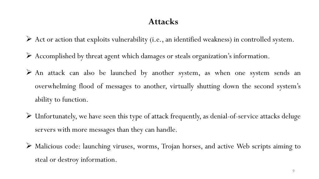 attacks