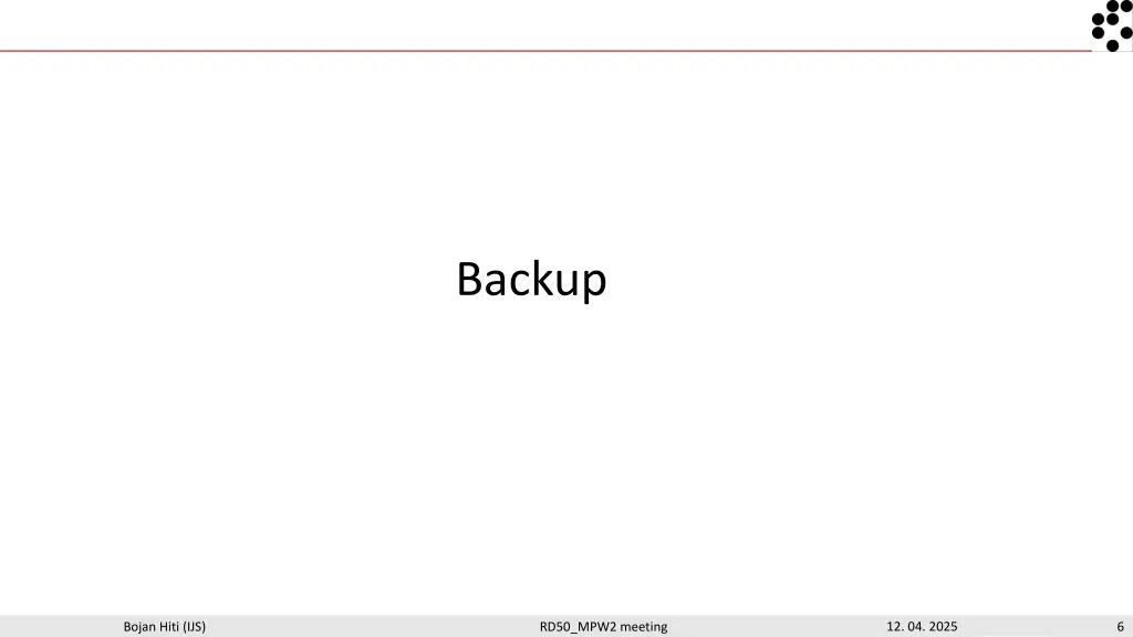 backup