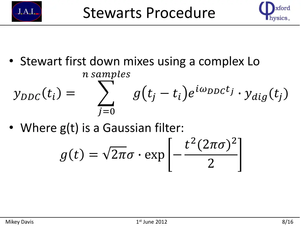 stewarts procedure