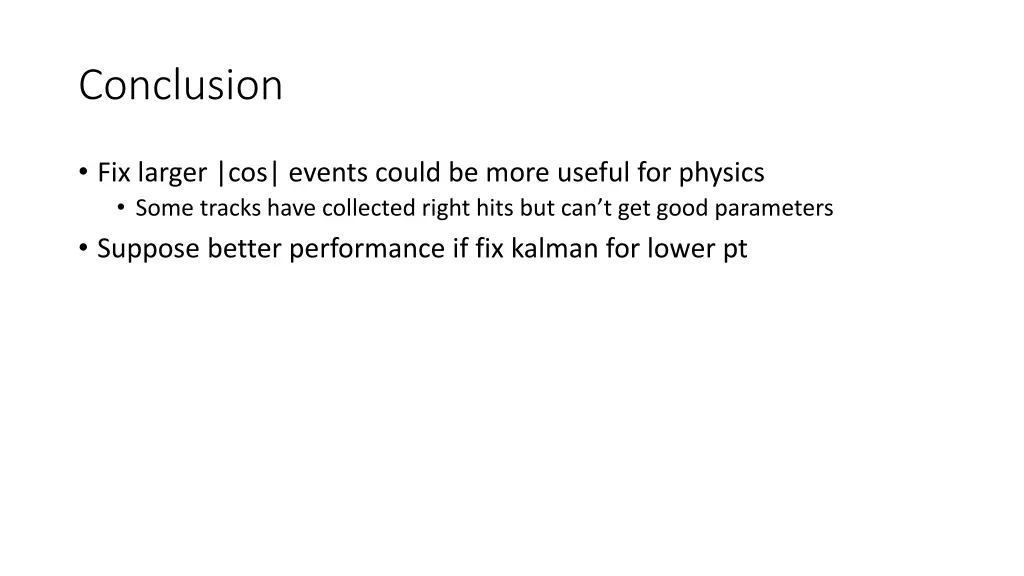 conclusion