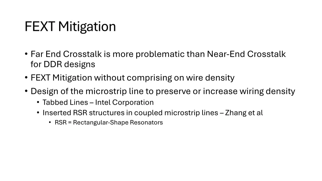 fext mitigation
