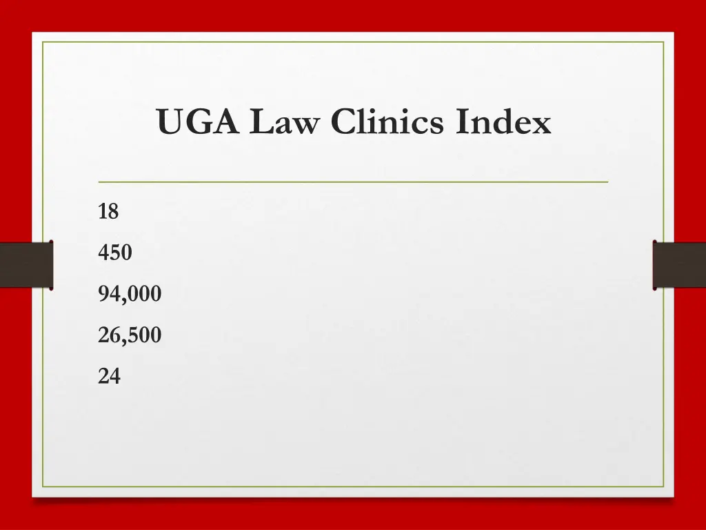 uga law clinics index