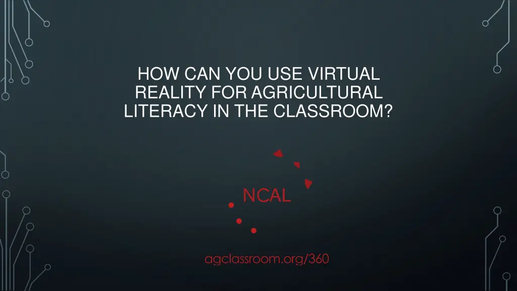 how can you use virtual reality for agricultural