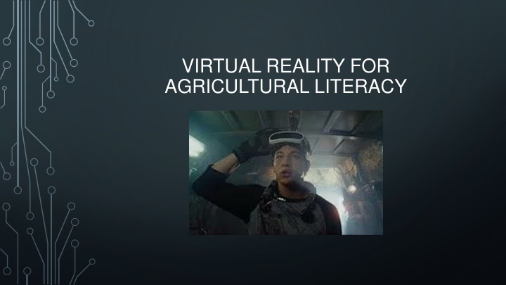 virtual reality for agricultural literacy
