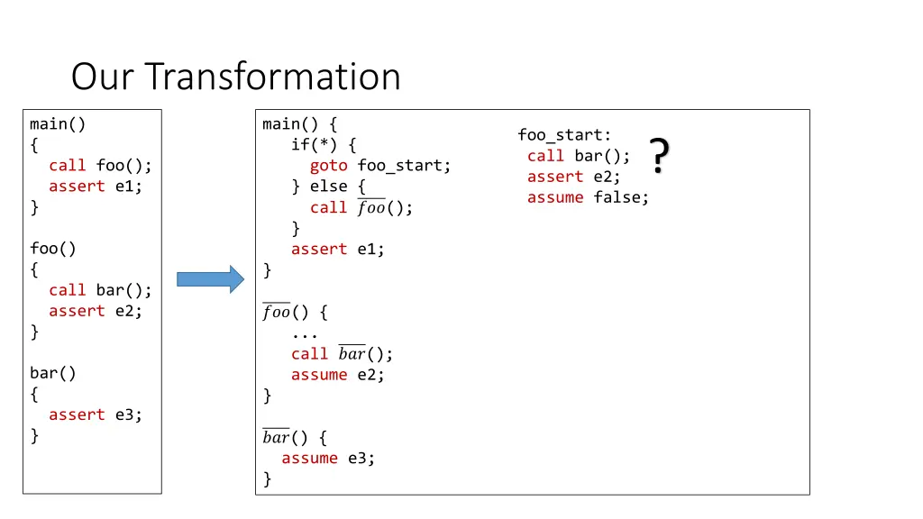 our transformation 3