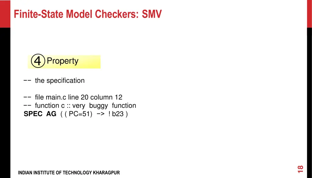 finite state model checkers smv 1