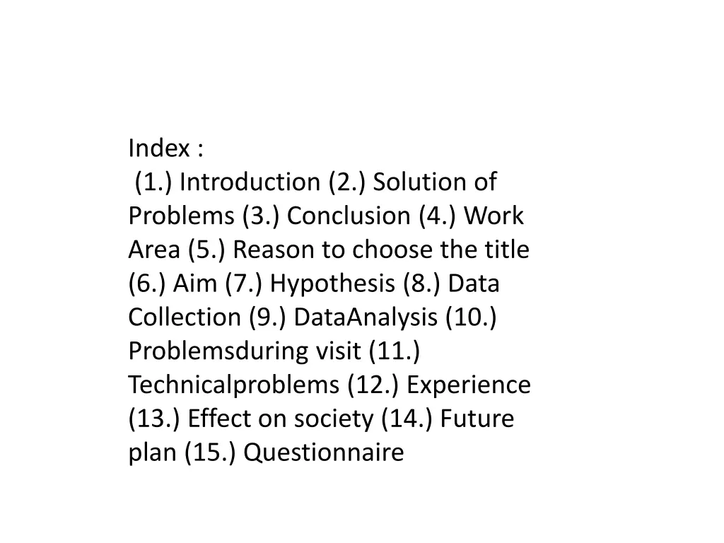 index 1 introduction 2 solution of problems
