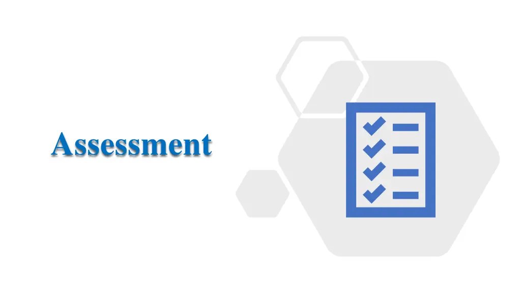 assessment