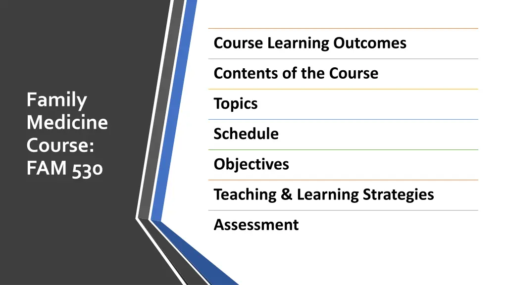 course learning outcomes
