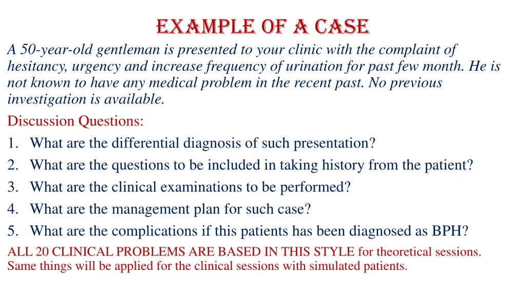 example of a case
