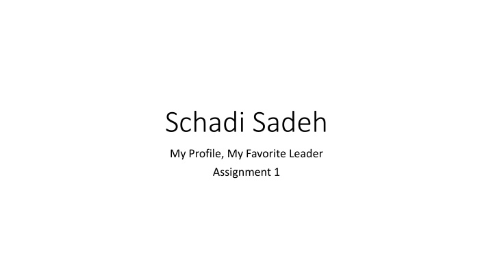 schadi sadeh