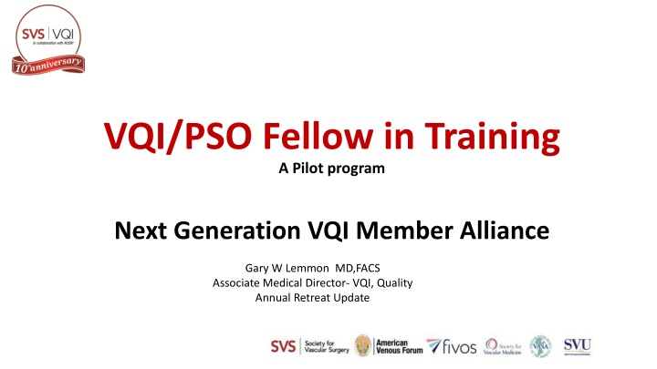 vqi pso fellow in training a pilot program