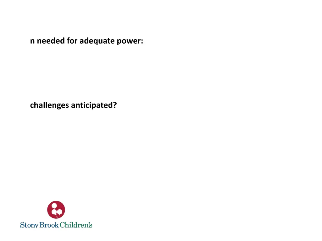 n needed for adequate power