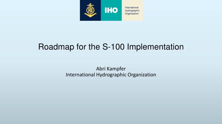 roadmap for the s 100 implementation