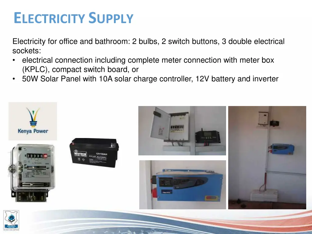 e lectricity s upply