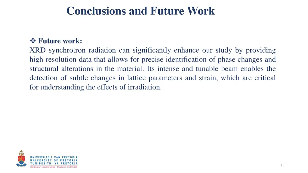 conclusions and future work 1