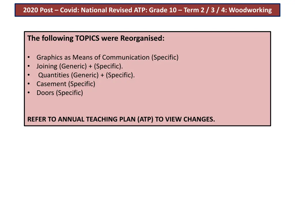 2020 post covid national revised atp grade 1