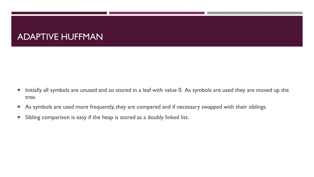 adaptive huffman 1
