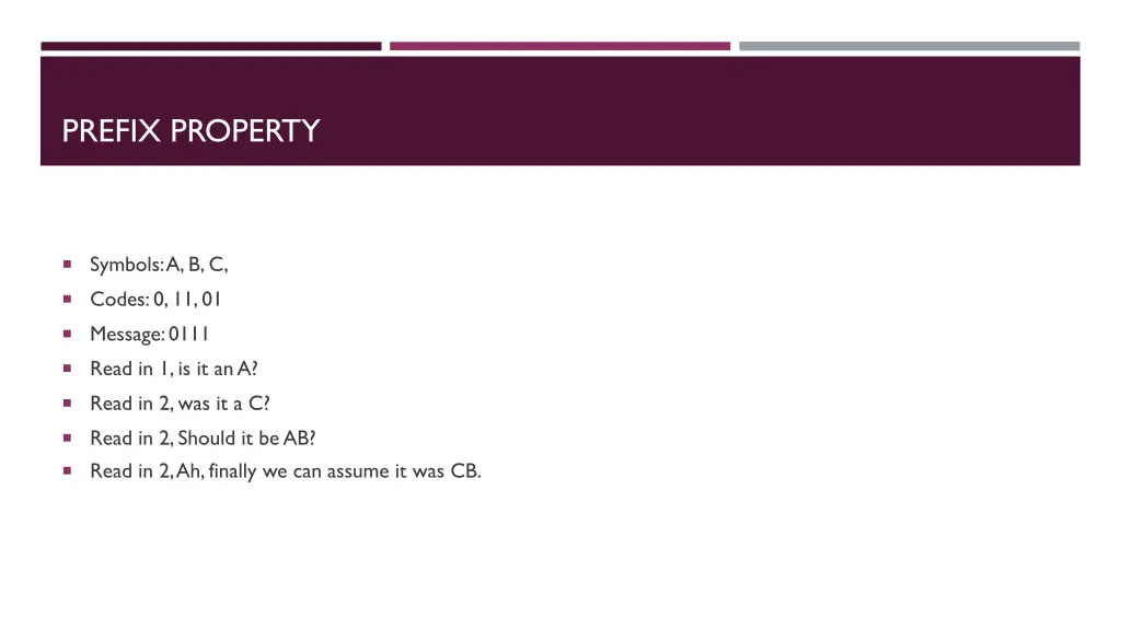 prefix property 1