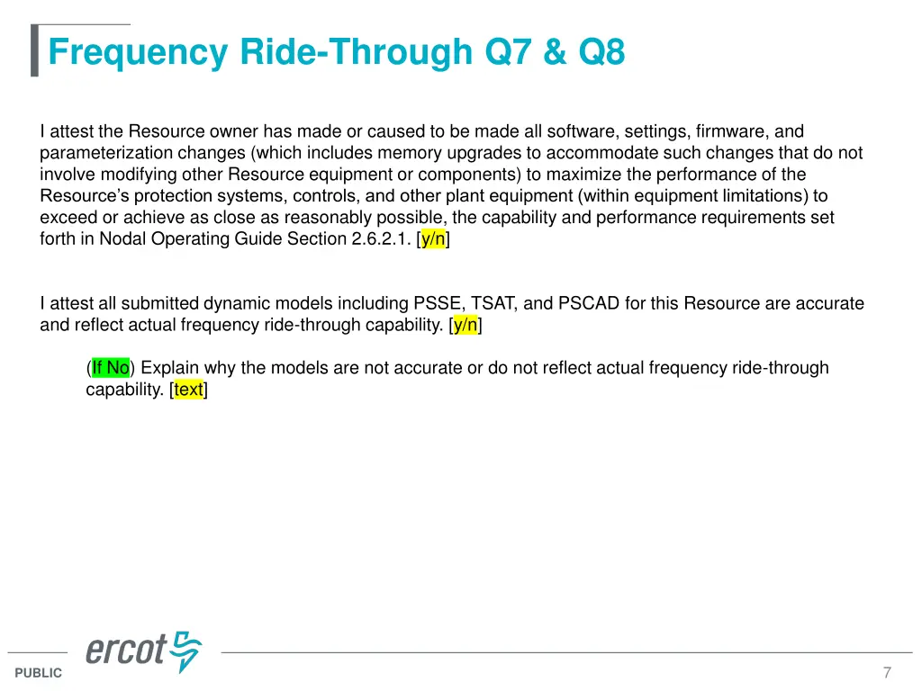 frequency ride through q7 q8