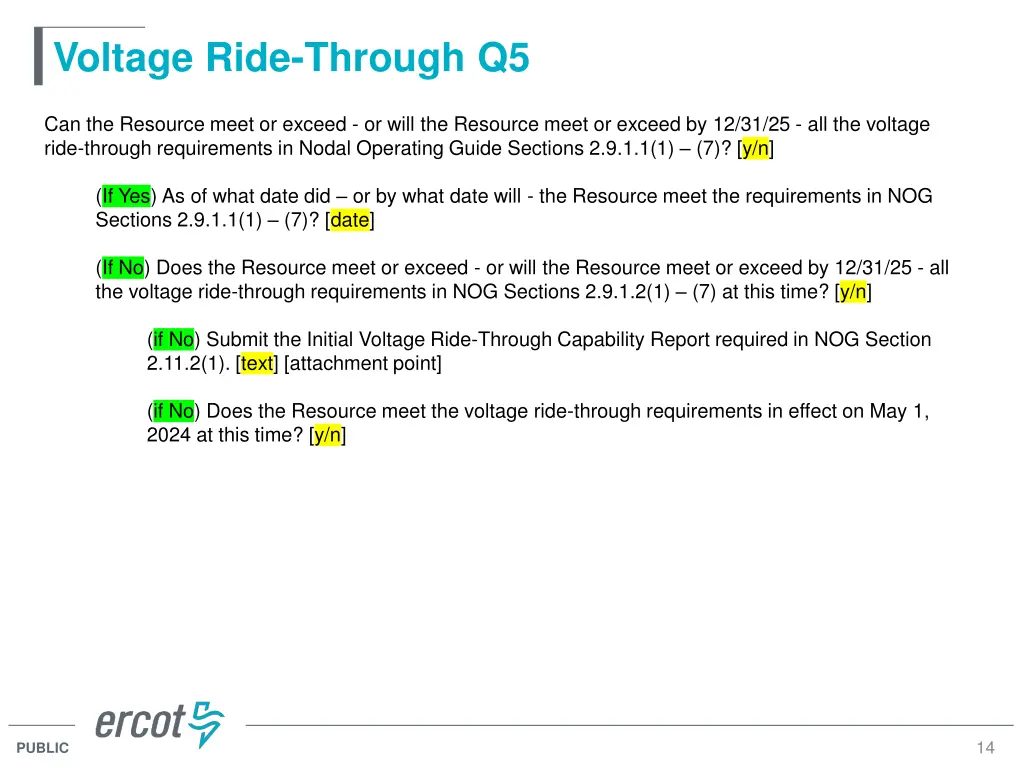 voltage ride through q5