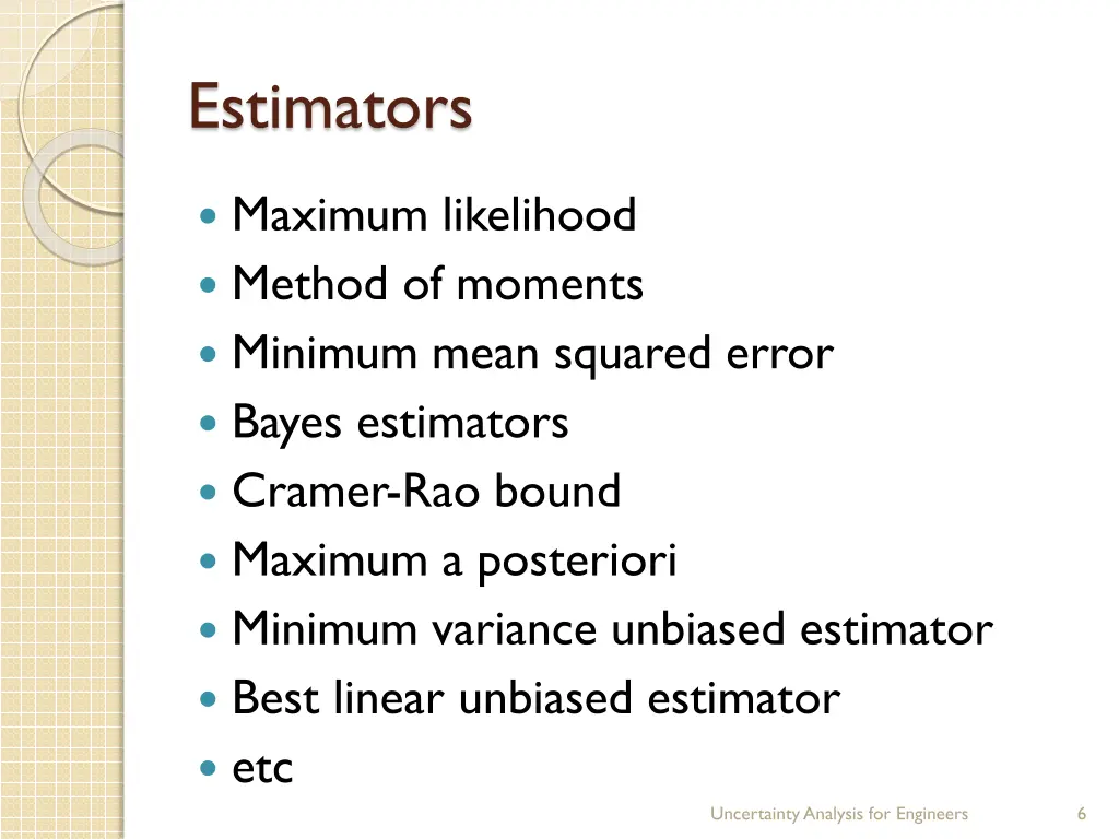estimators